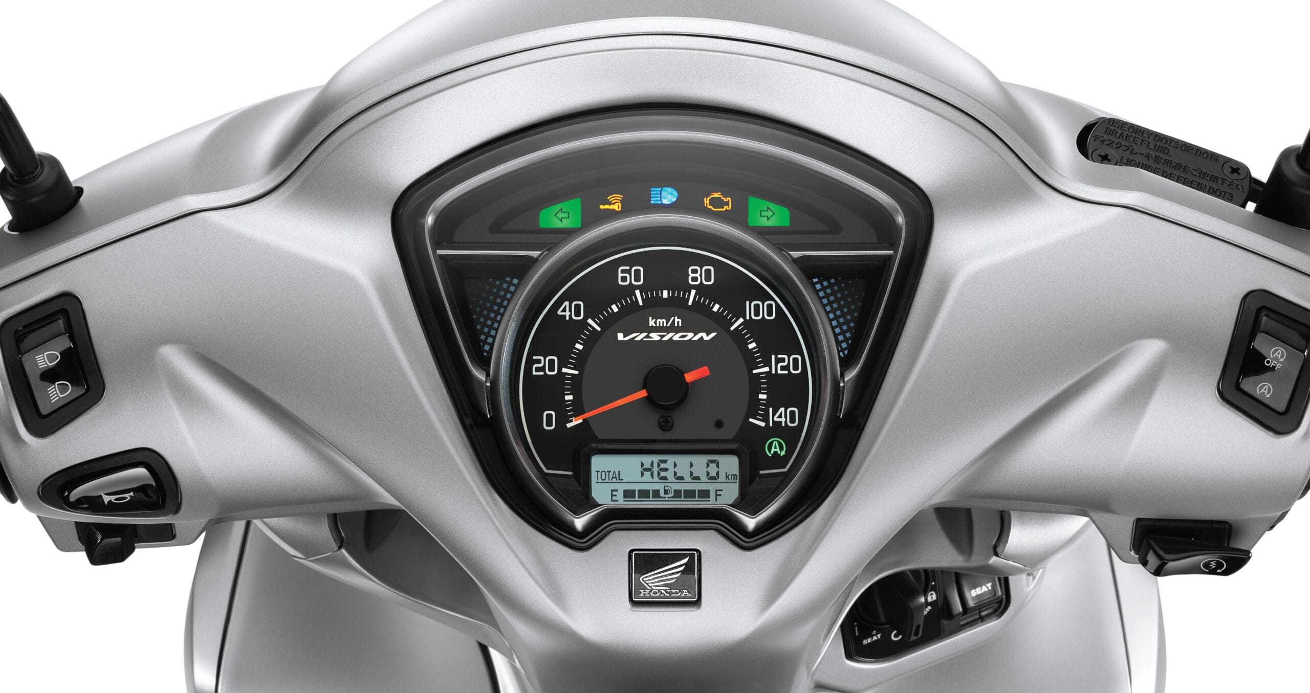 Mặt đồng hồ hiện đại trên Honda Vision