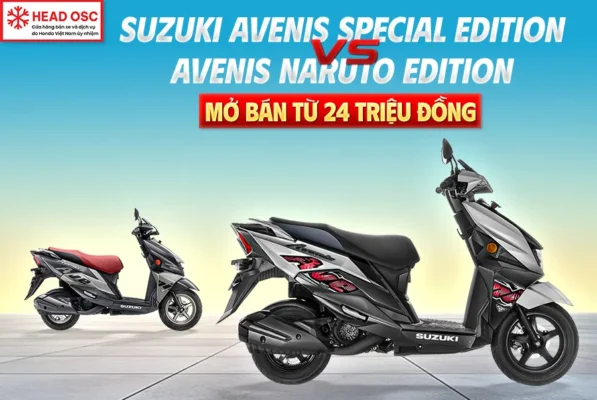Suzuki Avenis Special Edition và Avenis Naruto Edition mở bán từ 24 triệu đồng