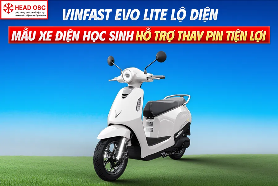VinFast EVO Lite lộ diện mẫu xe điện học sinh hỗ trợ thay pin tiện lợi