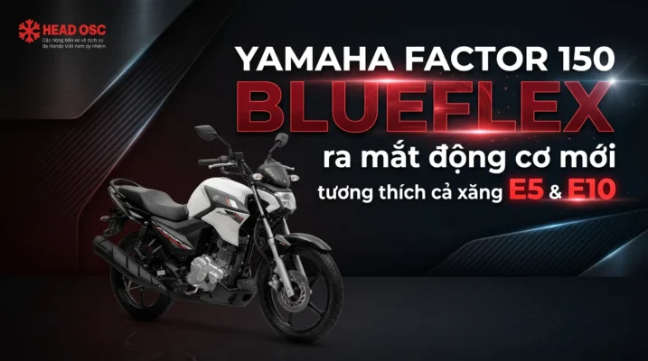 Yamaha Factor 150 BlueFlex ra mắt động cơ mới, tương thích cả xăng E5 và E10