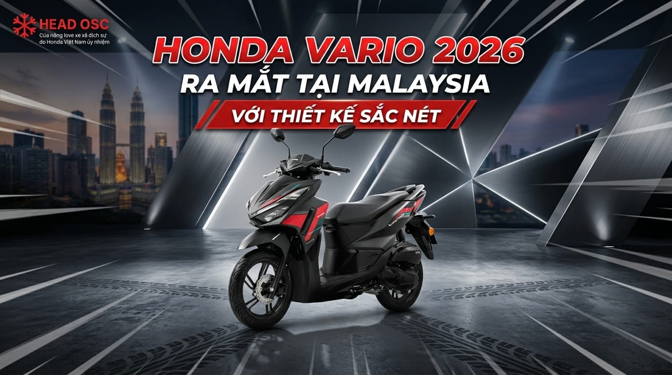 Honda Vario 2026 Ra Mắt Tại Malaysia Với Thiết Kế Sắc Nét
