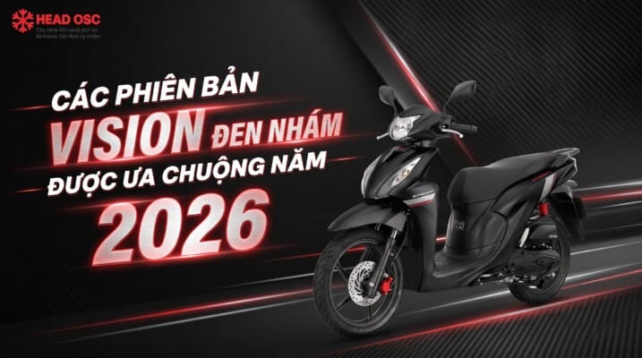 Các Phiên Bản Vision Đen Nhám Được Ưa Chuộng Năm 2026