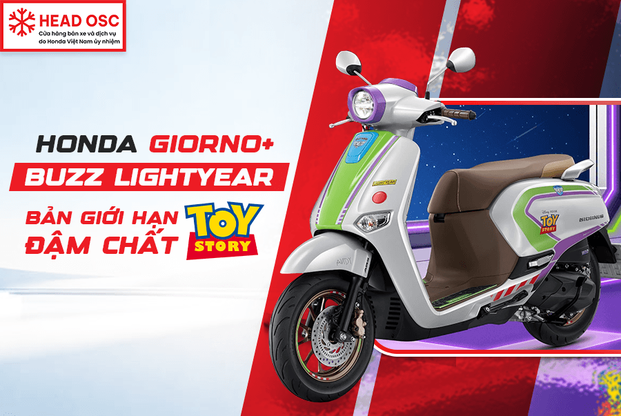 Honda Giorno+ BUZZ LIGHTYEAR - Bản Giới Hạn Đậm Chất Toy Story