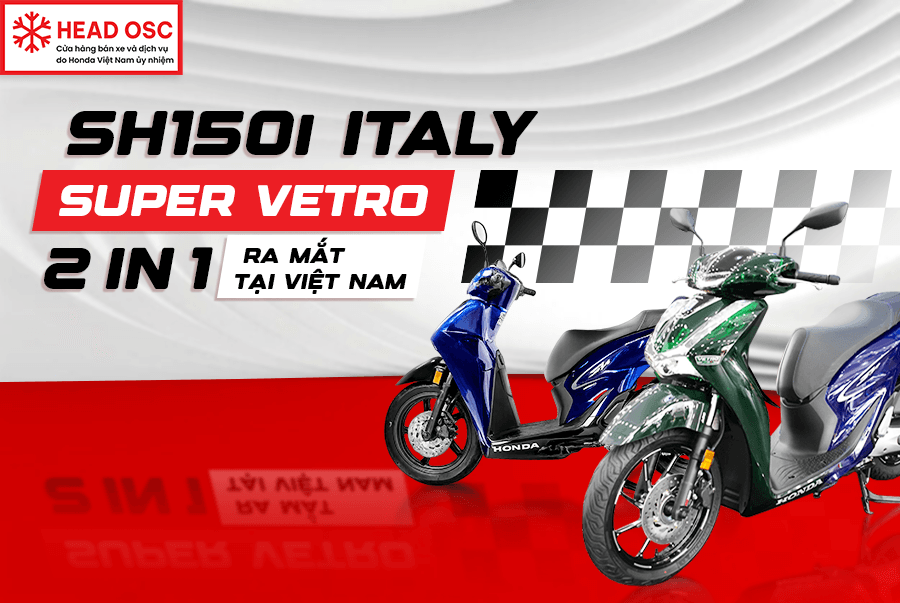 SH150i Italy Super Vetro 2 IN 1 Ra Mắt Tại Việt Nam