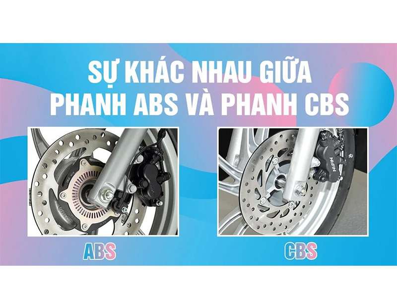 Honda SH160 CBS và ABS khác gì nhau?